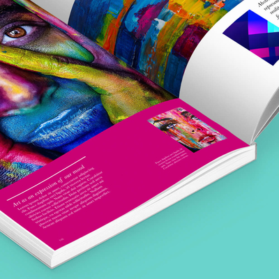 Custom Paperback Workbook Printing Softcover Books With Perfect Binding