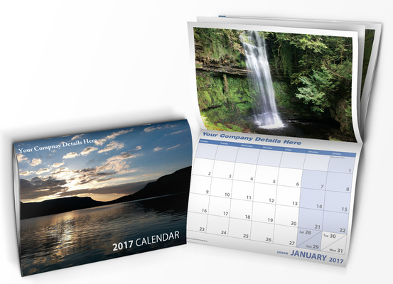 Embossing Debossing Monthly Wall Calendars Custom 365 Days Desk Advent Calendar