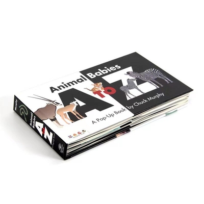 3mm Cardboard Children's Comic Story Sticker Book Black And White Book Printing