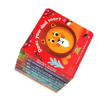 English Children Board Book Printing Cardboard Book Printing 6.5”X6.5” 7”X7” 8”X8”