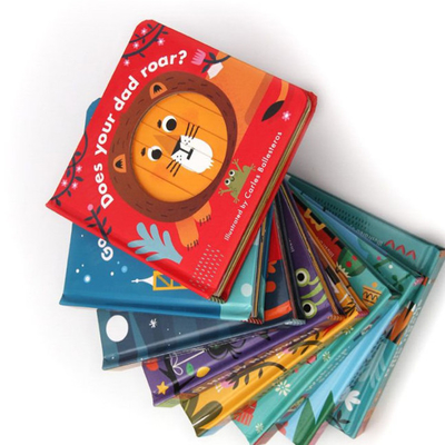 English Children Board Book Printing Cardboard Book Printing 6.5”X6.5” 7”X7” 8”X8”