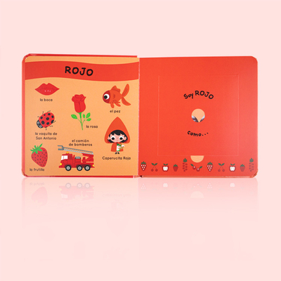 Customized Children Board Book Printing Environment Friendly Food Grade Fragrance Books