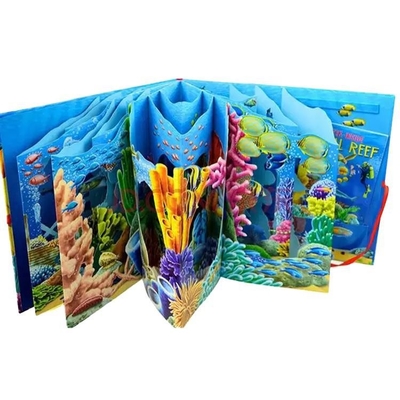 Stereoscopic Hand Painted Book Printing