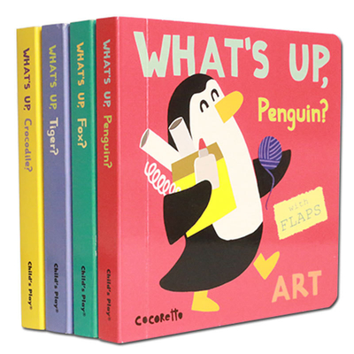 6″X6″ Children Board Book Printing Four Volumes Of Picture Board Books