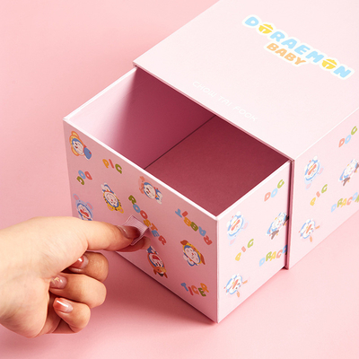 AI PDF PSD Custom Printing Rigid Cardboard Box Lovely Gift Storage Cardboard Box