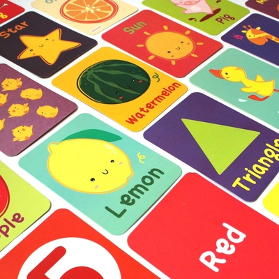 CCNB Kraft Paper Educational Flash Card Activity Flashcards For 8 Year Olds