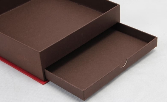 Custom Made Double Drawer Rigid Cardboard Box Compressed Tea Gift Box