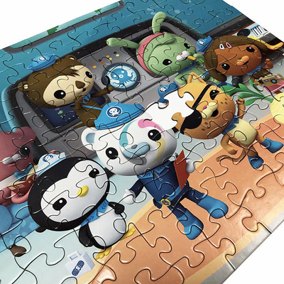 Full Color Custom Printed Funny Floor Jigsaw Puzzle For Age 3 Kids