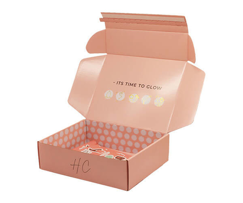 Pantone Color Mailer Shipping Box Gloss Matt Lamination Colored Mailer Boxes
