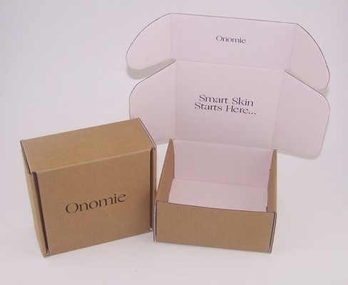 Kraft Paper Mailer Shipping Box ISO9001 Custom Printed Gift Box