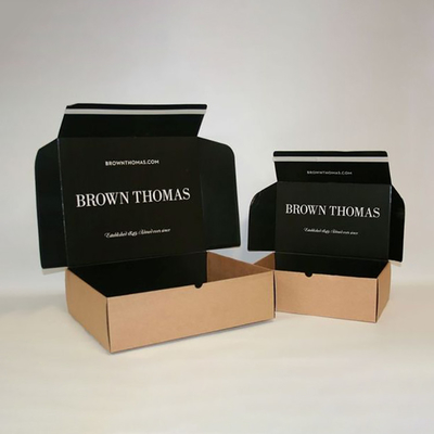 Kraft Paper Mailer Shipping Box ISO9001 Custom Printed Gift Box