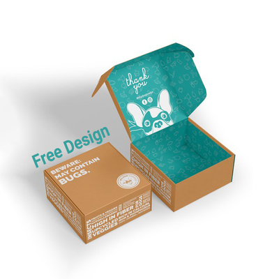 Kraft Paper Mailer Shipping Box ISO9001 Custom Printed Gift Box