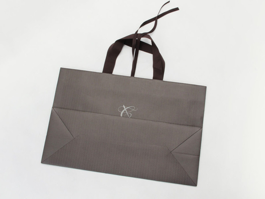 Silk Screen Printing Personalized Paper Bags Formal Wear Suit Luxury Paper Bags