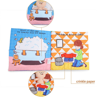 Gloss Matt Lamination Soft Fabric Cloth Book Kid Children Quiet Book Printing