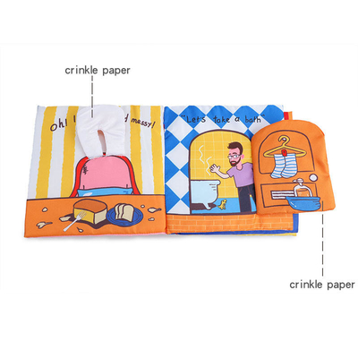 Gloss Matt Lamination Soft Fabric Cloth Book Kid Children Quiet Book Printing