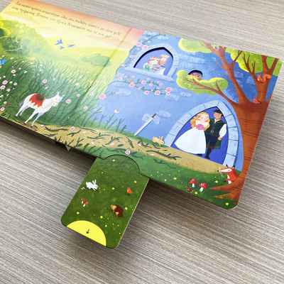 OEM ODM Early Educational Kids Book Printing Popup Slide Book Printing For Kids