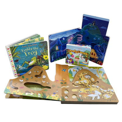 OEM ODM Early Educational Kids Book Printing Popup Slide Book Printing For Kids