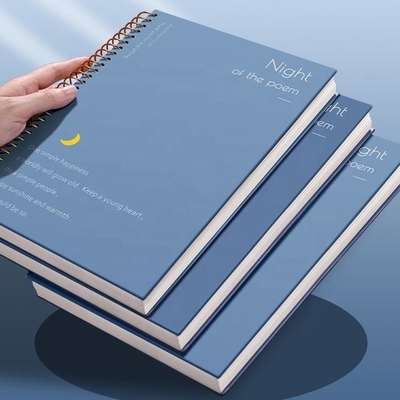 A4 A5 A6 B5 Subject Blank Cover Notebook 128gsm 140gsm Thick Spiral Notebook