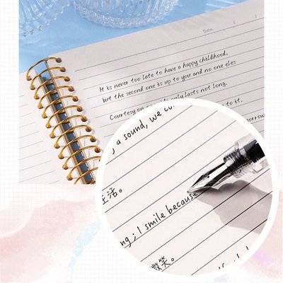 A4 A5 A6 B5 Subject Blank Cover Notebook 128gsm 140gsm Thick Spiral Notebook