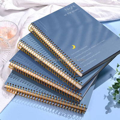 A4 A5 A6 B5 Subject Blank Cover Notebook 128gsm 140gsm Thick Spiral Notebook