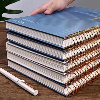 A4 A5 A6 B5 Subject Blank Cover Notebook 128gsm 140gsm Thick Spiral Notebook