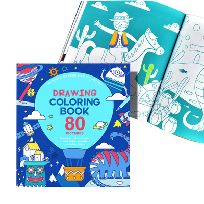 Custom Soft Cover Kids Book Printing Drawing Coloring Book Printing For Children