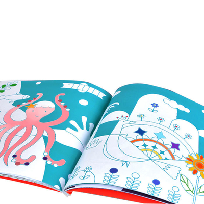 Custom Soft Cover Kids Book Printing Drawing Coloring Book Printing For Children
