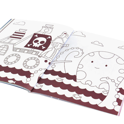 Custom Soft Cover Kids Book Printing Drawing Coloring Book Printing For Children
