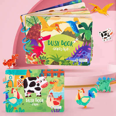 Early Educational Children Paper Book Printing Preschool Quiet Book Teaching Aids