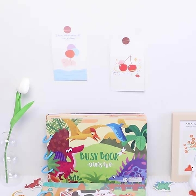 Early Educational Children Paper Book Printing Preschool Quiet Book Teaching Aids