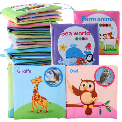 Montessori Toys Newborn Sensory Books Basic Life Skills Activity Books For 18 Month Olds