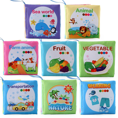 Montessori Toys Newborn Sensory Books Basic Life Skills Activity Books For 18 Month Olds
