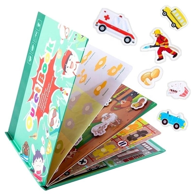 Sedex Matte Art Paper Montessori Quiet Book Children Toy Paste Book