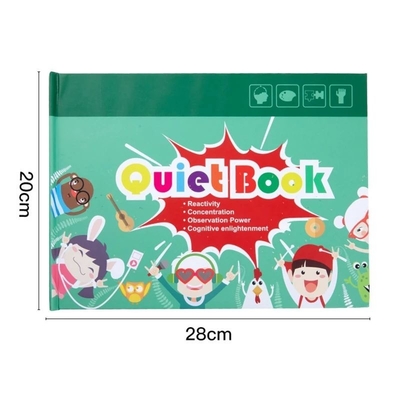 Sedex Matte Art Paper Montessori Quiet Book Children Toy Paste Book