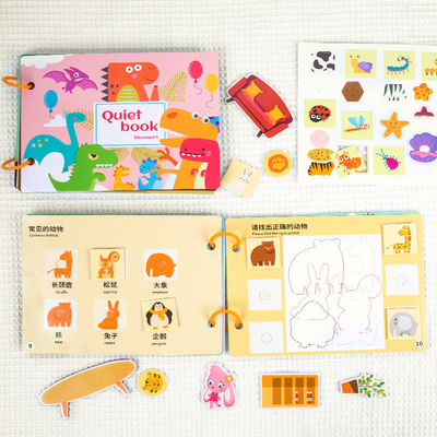 Preschool Early Learning Toddler Activity Book Children Board Book 6”X6” To 10”X10”