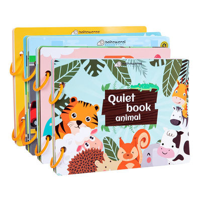 Preschool Early Learning Toddler Activity Book Children Board Book 6”X6” To 10”X10”