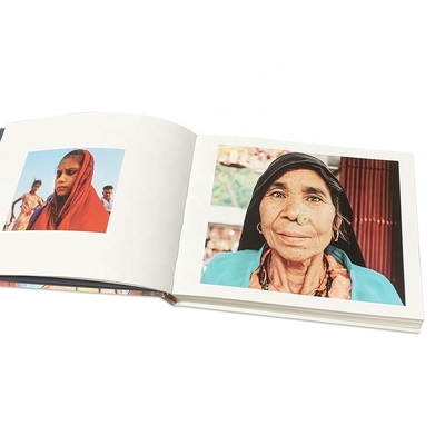 ISO9001 Hardcover Cardboard Book Printing Perfect Sewn Binding