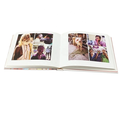 ISO9001 Hardcover Cardboard Book Printing Perfect Sewn Binding