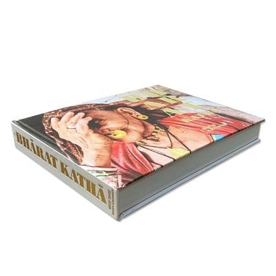 ISO9001 Hardcover Cardboard Book Printing Perfect Sewn Binding