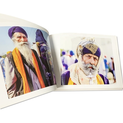 ISO9001 Hardcover Cardboard Book Printing Perfect Sewn Binding