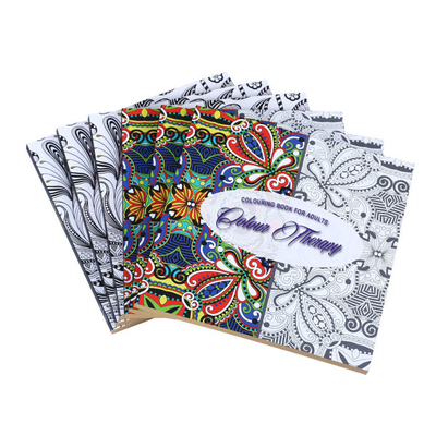 100gsm 120gsm 140gsm Softcover Book Printing Paperboard Adult Coloring Books