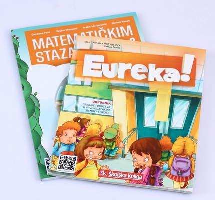Spiral Bound Educational Textbook 128gsm 140gsm 157gsm Paperback Printing Service