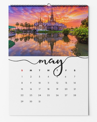 CCNB Printing Monthly Calendar Christmas Countdown Desk Calendar OEM