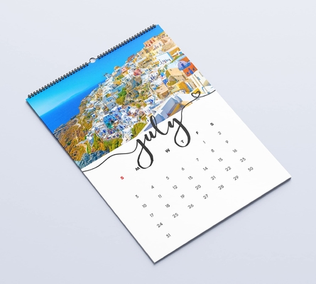CCNB Printing Monthly Calendar Christmas Countdown Desk Calendar OEM