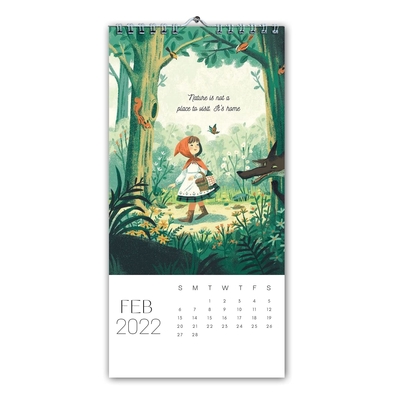 Children's Monthly Desk Pad Calendar 12 Month Desk Calendar