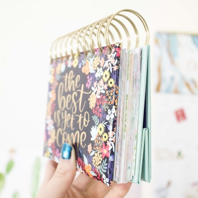 Monthly Desk Advent Calendars Printing Corrugated Floral Wall Calendar