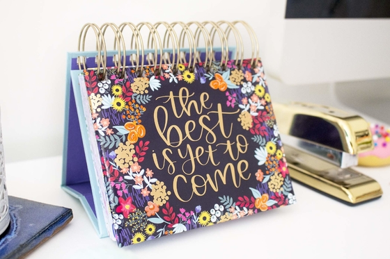 Monthly Desk Advent Calendars Printing Corrugated Floral Wall Calendar