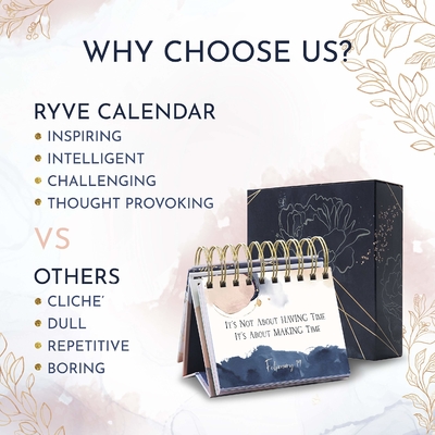 Spot UV Bedside Calendar Printing PDF JPG Format Table Top Calendar