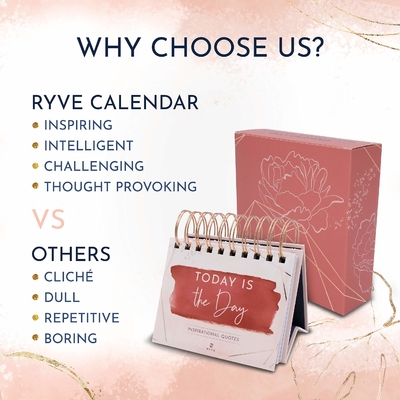 Spot UV Bedside Calendar Printing PDF JPG Format Table Top Calendar