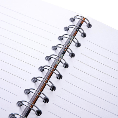 60gsm-400gsm Custom Printed Spiral Notebooks Stationary A5 Wire Binding Note Book